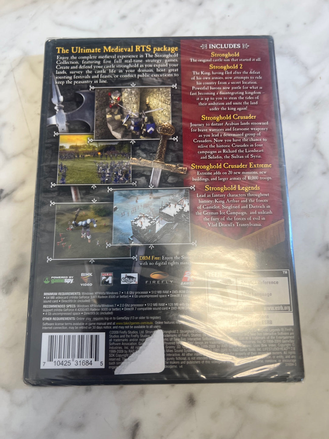 Stronghold Collection PC DVD-ROM New Sealed PC81325