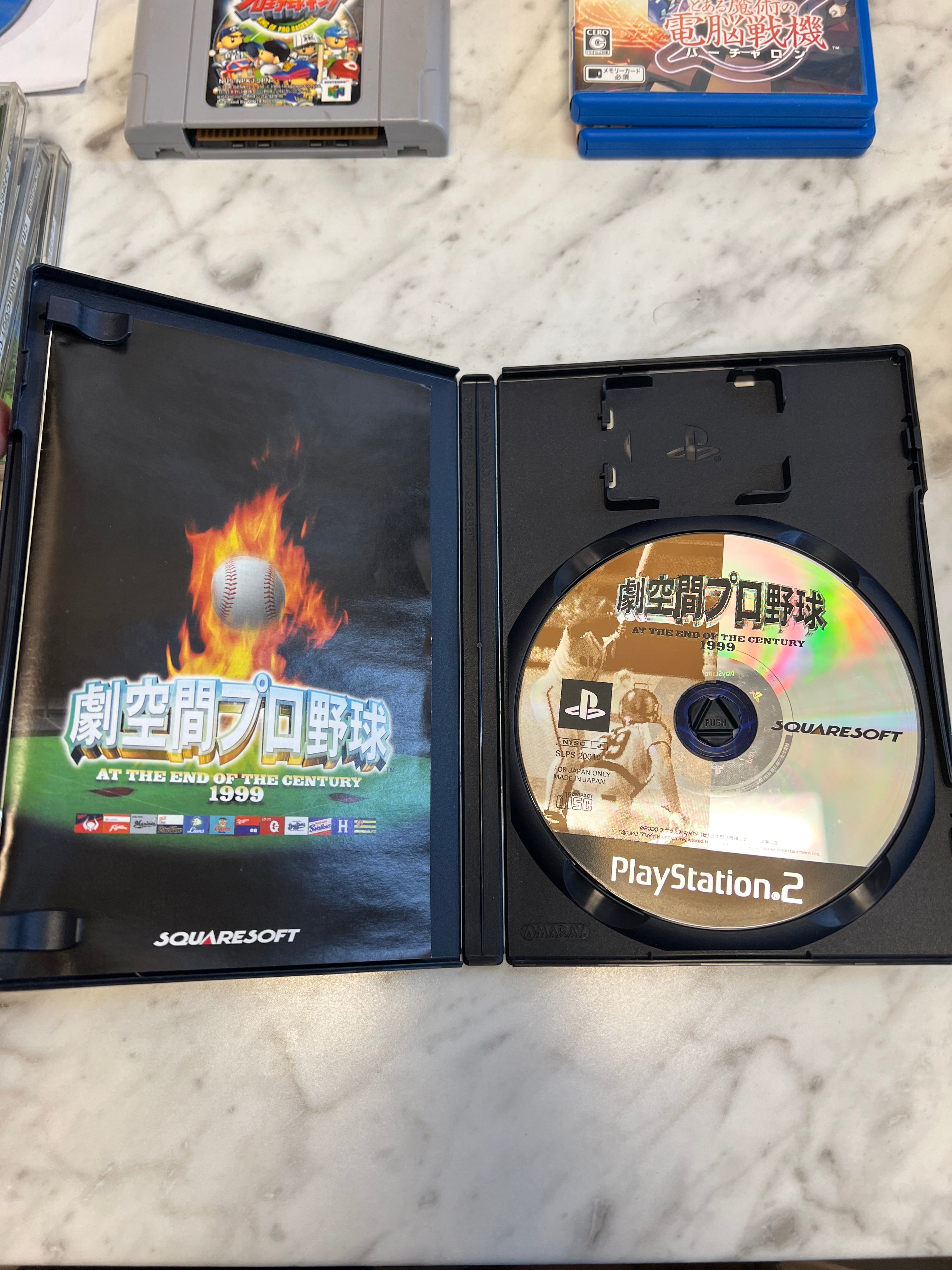 Sony Playstation 2 PS2 used game DRAMATIC BASEBALL Square soft
