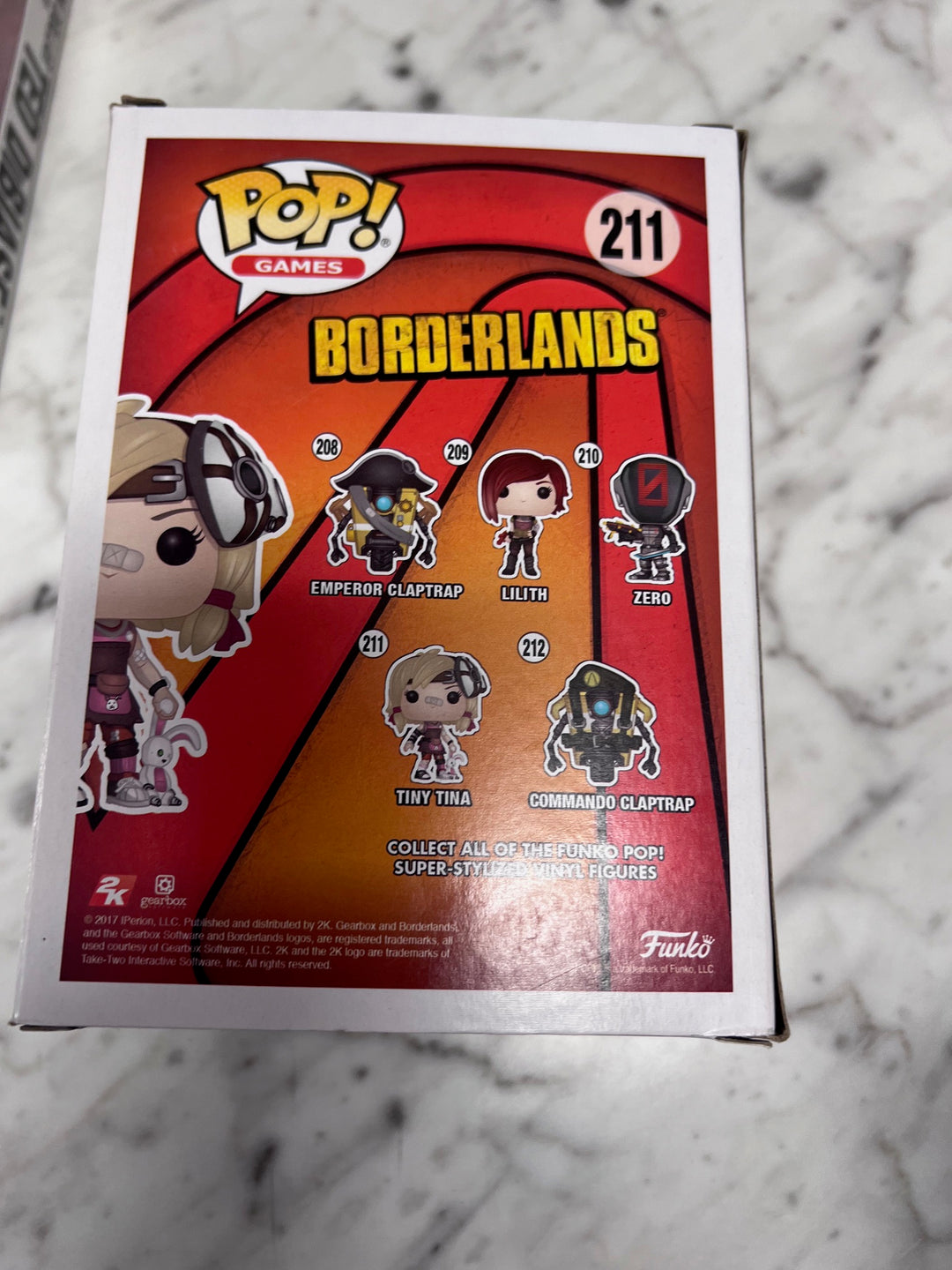 Funko Pop! Tiny Tina #211 Borderlands Squished plastic FP111525