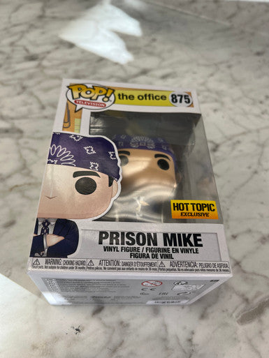 Funko Pop! Vinyl: The Office Prison Mike Hot Topic (HT) (Exclusive) #875