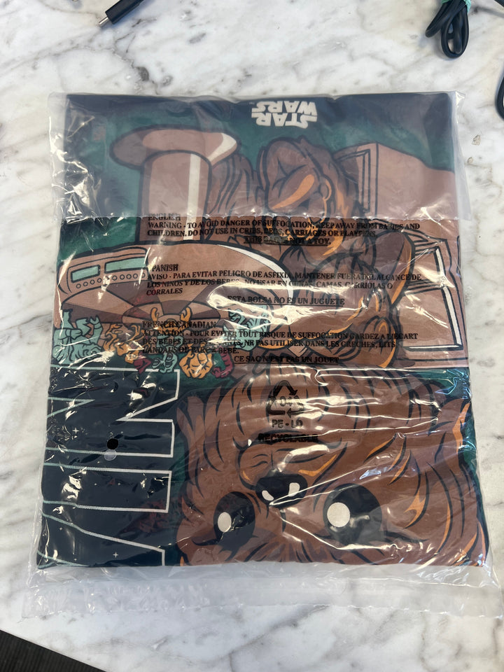 Star Wars Let the Wookie Win Chewbacca Smuggler's Bounty Funko T-Shirt Size L Large   N101724