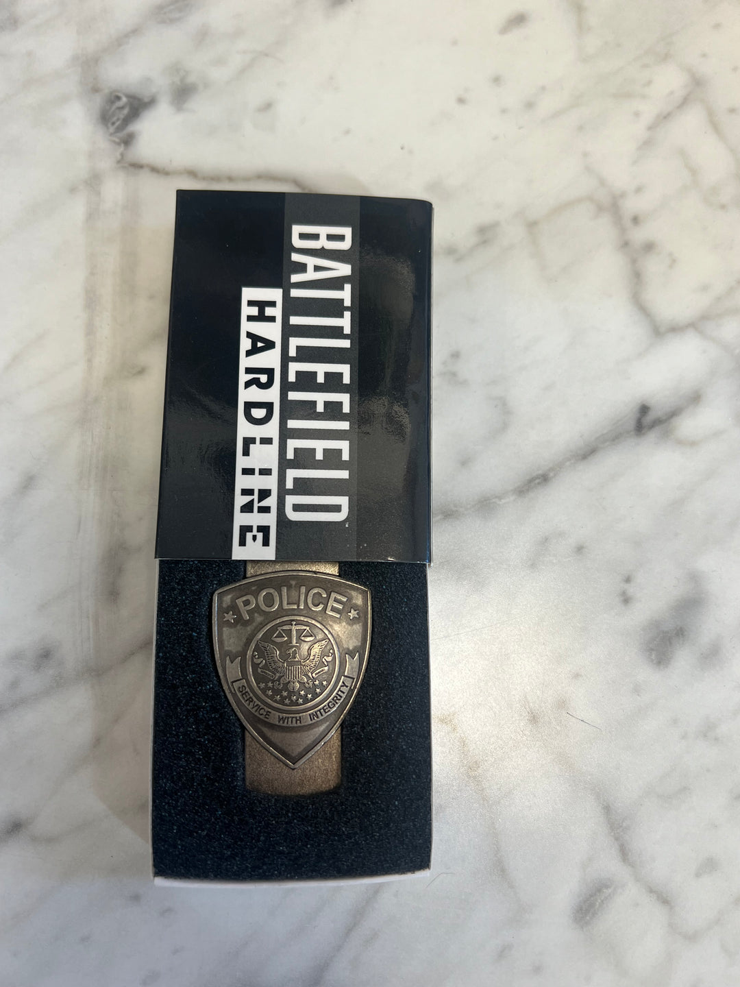 Battlefield Hardline Police Badge Promotional Pewter Money Clip N101724