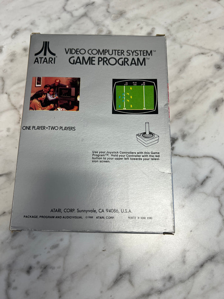 Real Sports Football in box with manual CIB Atari 2600  AT8624
