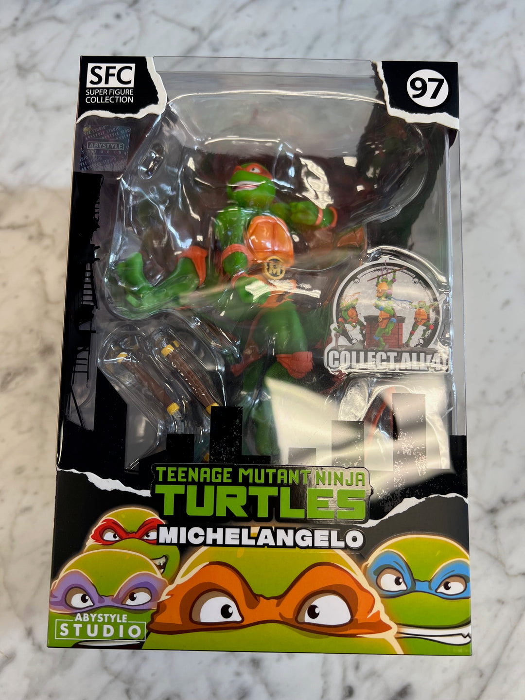 Abystyle Studio Teenage Mutant Ninja Turtles Michelangelo Figure SFC 97 - NEW NT52325