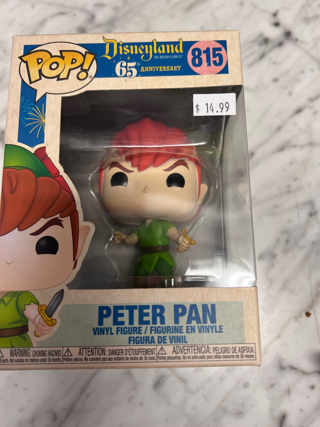 Funko Pop! Peter Pan #815 Disneyland 65th FP111525