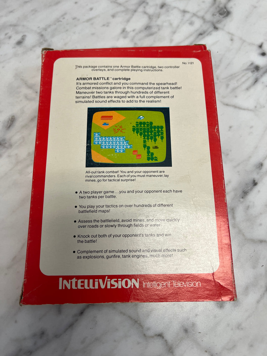 Armor Battle for Intellivision in Box with manual IN8624
