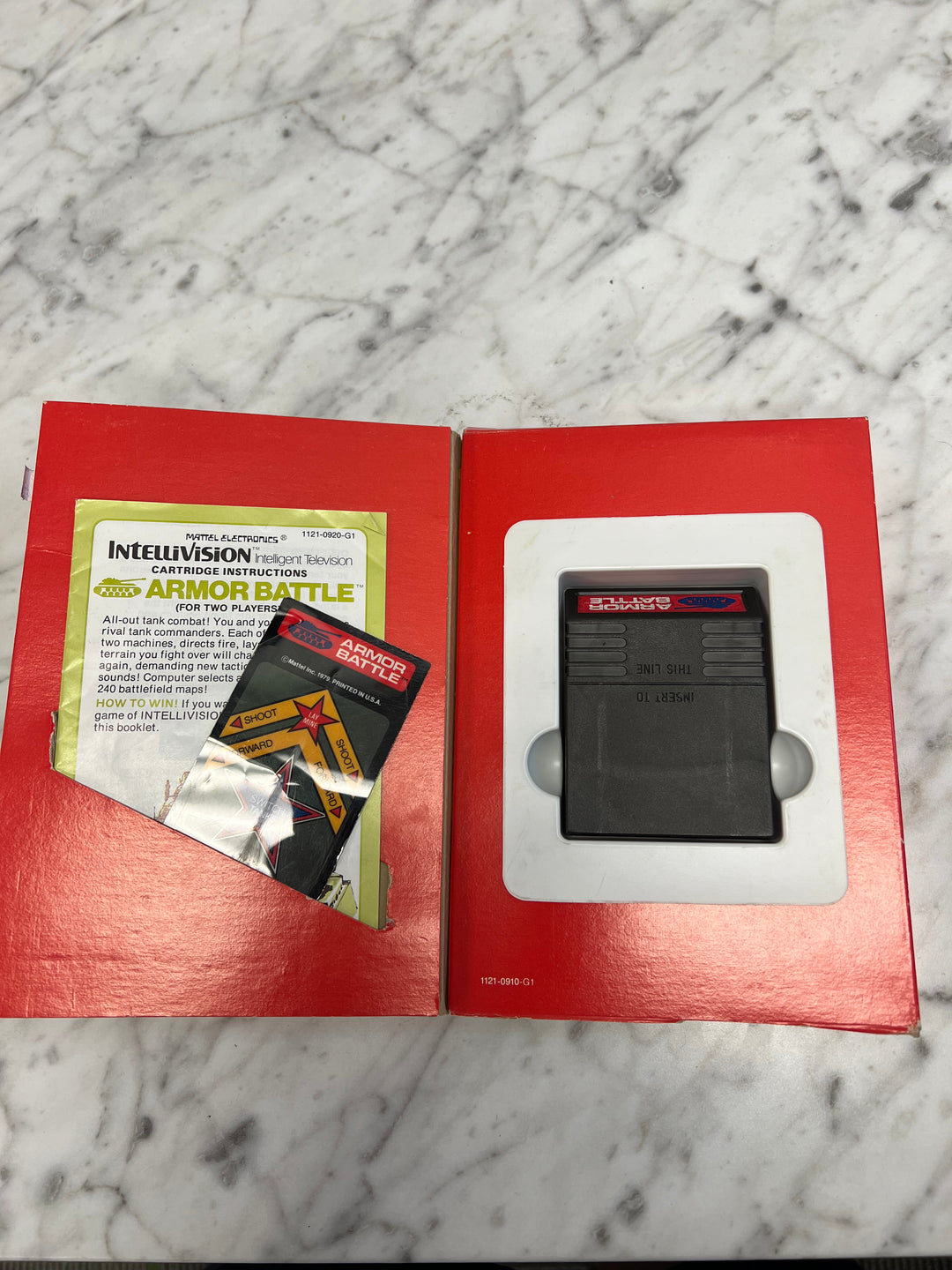 Armor Battle for Intellivision in Box with manual IN8624