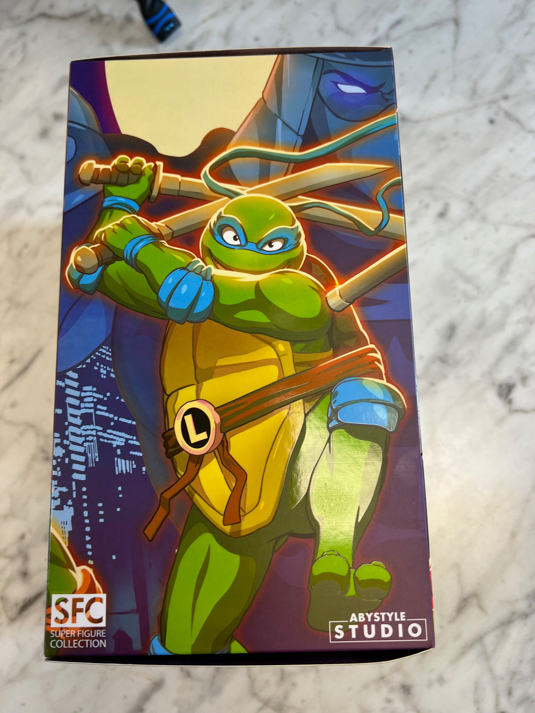 Abystyle Studio SFC Teenage Mutant Ninja Turtles Leonardo 7.7" Figure New NT52325