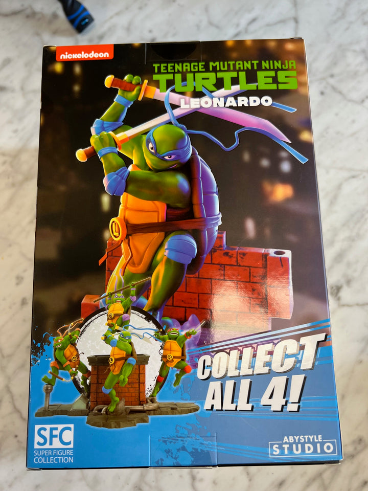 Abystyle Studio SFC Teenage Mutant Ninja Turtles Leonardo 7.7" Figure New NT52325