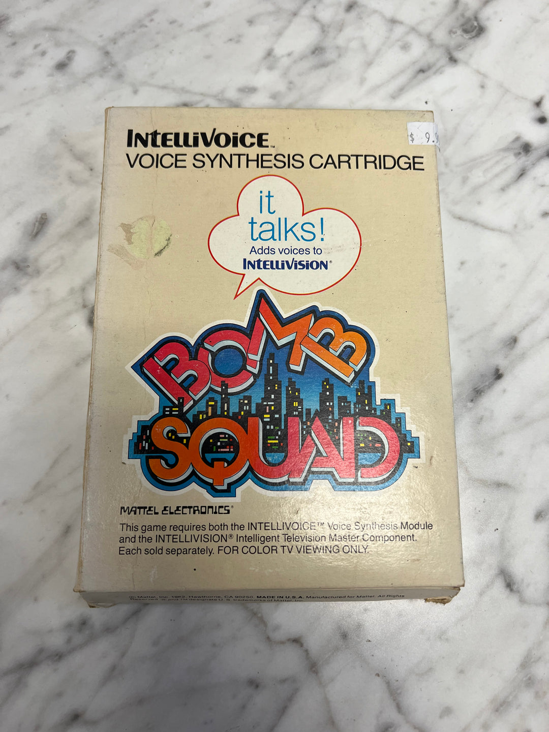 Bomb Squad for Intellivision in Box IN8624