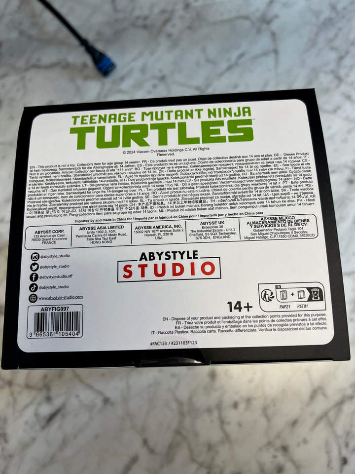 Abystyle Studio SFC Teenage Mutant Ninja Turtles Leonardo 7.7" Figure New NT52325