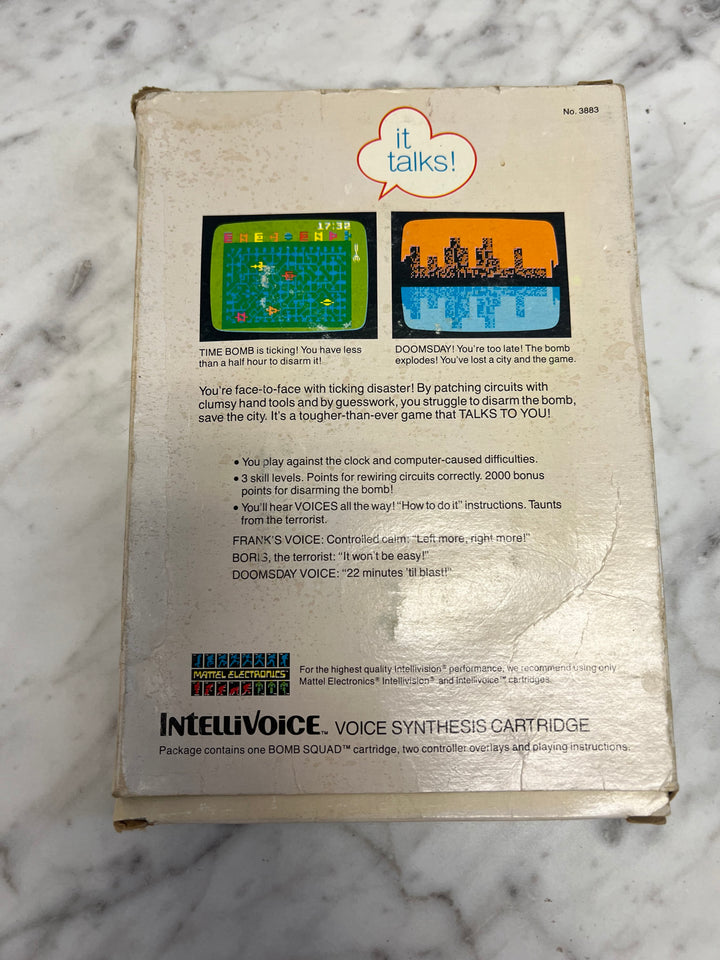 Bomb Squad for Intellivision in Box IN8624