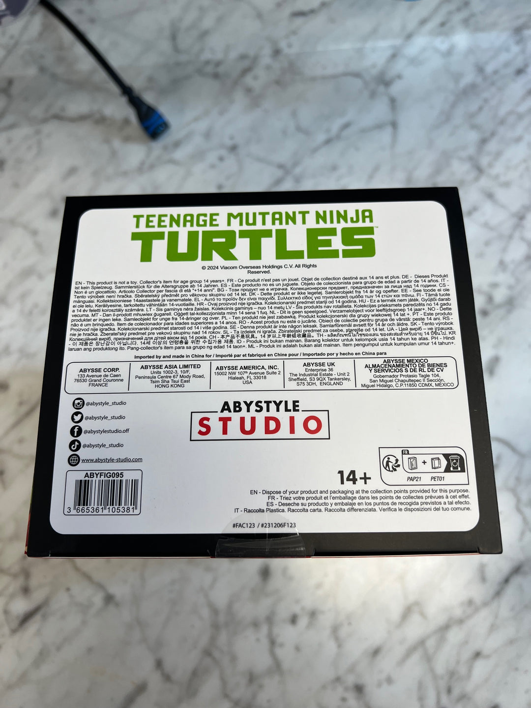 Abystyle Studio SFC Teenage Mutant Ninja Turtles Raphael 7.7" Figure New NT52325