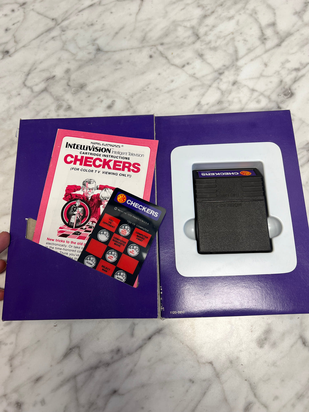 Checkers for Intellivision in Box IN8624