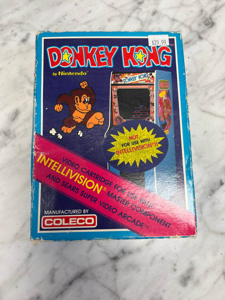 Donkey Kong for Intellivision in Box IN8624 New Sealed