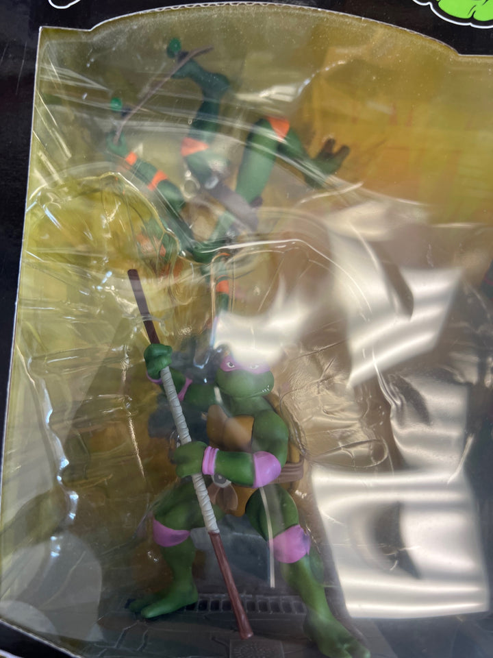 TMNT PVC Statue 4-Pack PCS Collectibles Ninja Turtles Cartoon NT52325