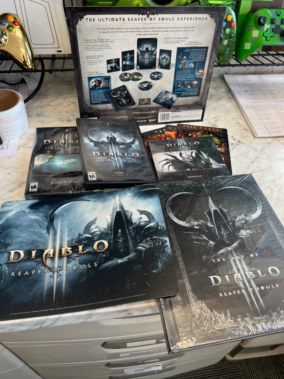 Diablo III 3 Reaper of Souls Collector's Edition 2014 Blizzard Most Sealed PU81325