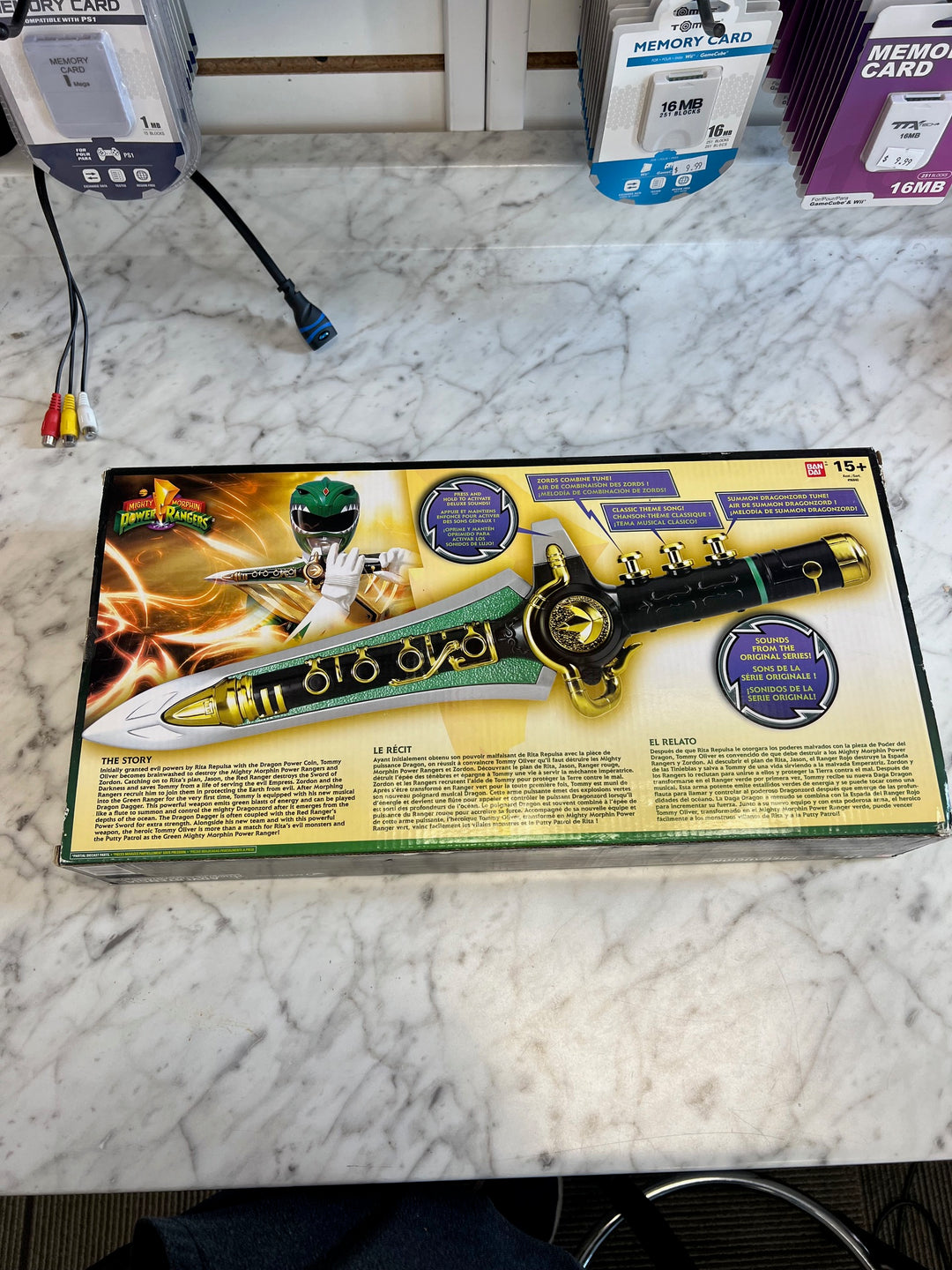 BANDAI Power Rangers LEGACY Mighty Morphin DRAGON DAGGER In Box UT52325