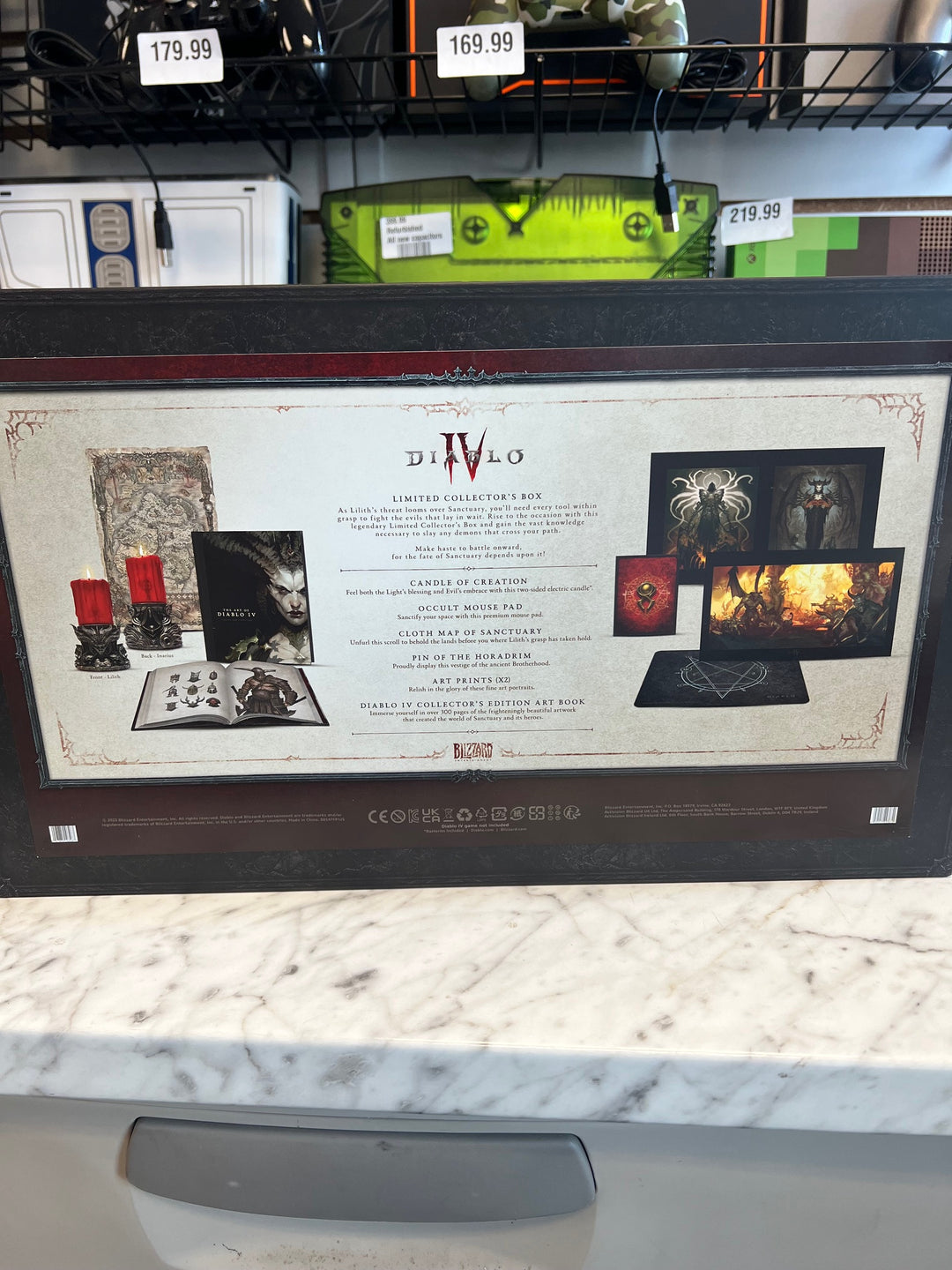 Diablo IV Collector's Edition PC Complete Used Many parts sealed PU81325