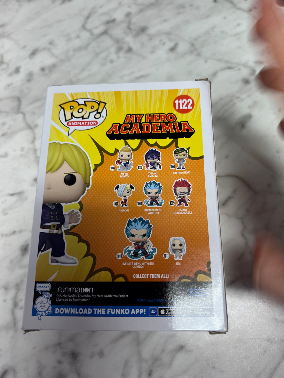 Funko Pop!  Neito Monoma #1122 My Hero Academia Hot Topic Exclusive FP111525