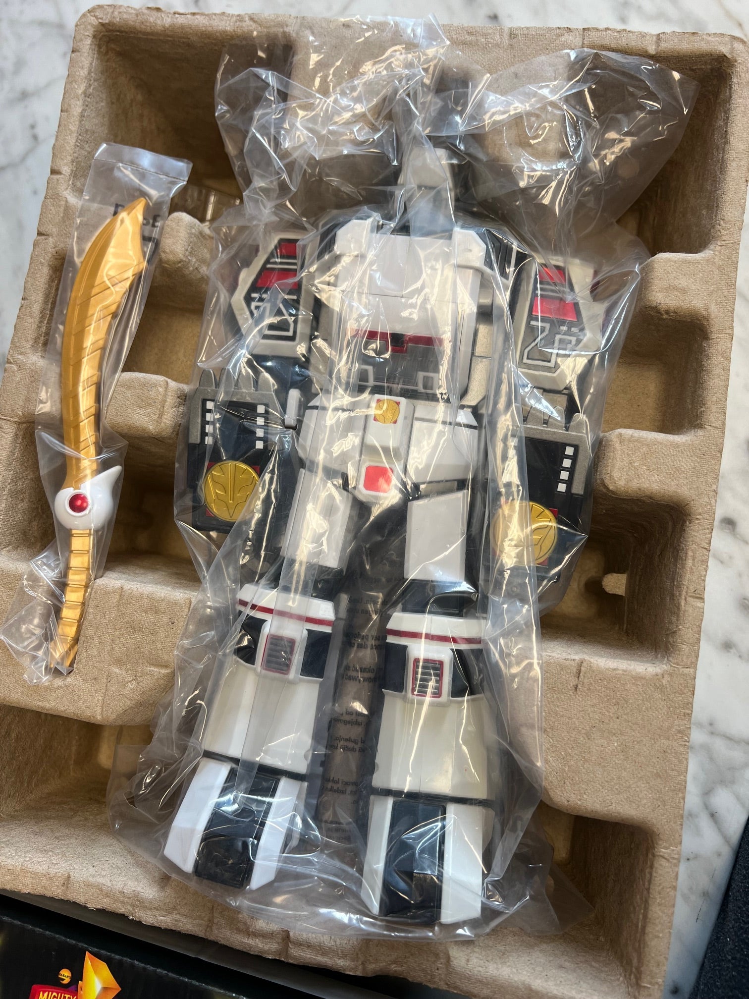 MAY189114 - POWER RANGERS LEGACY WHITE TIGERZORD (O/A) - Previews World MAY189114 - POWER RANGERS LEGACY WHITE TIGERZORD (O/A) - Previews World