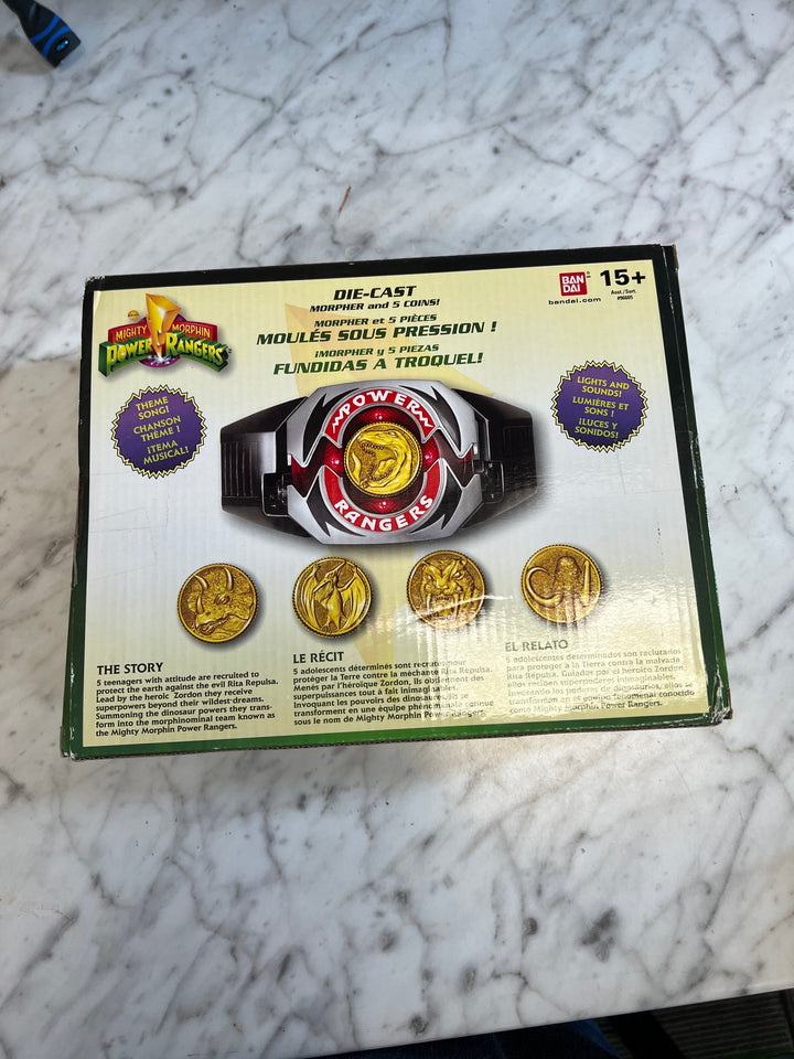 Power Rangers Mighty Morphin Legacy Power Morpher Diecast Coin Toy - 96605 UT52325