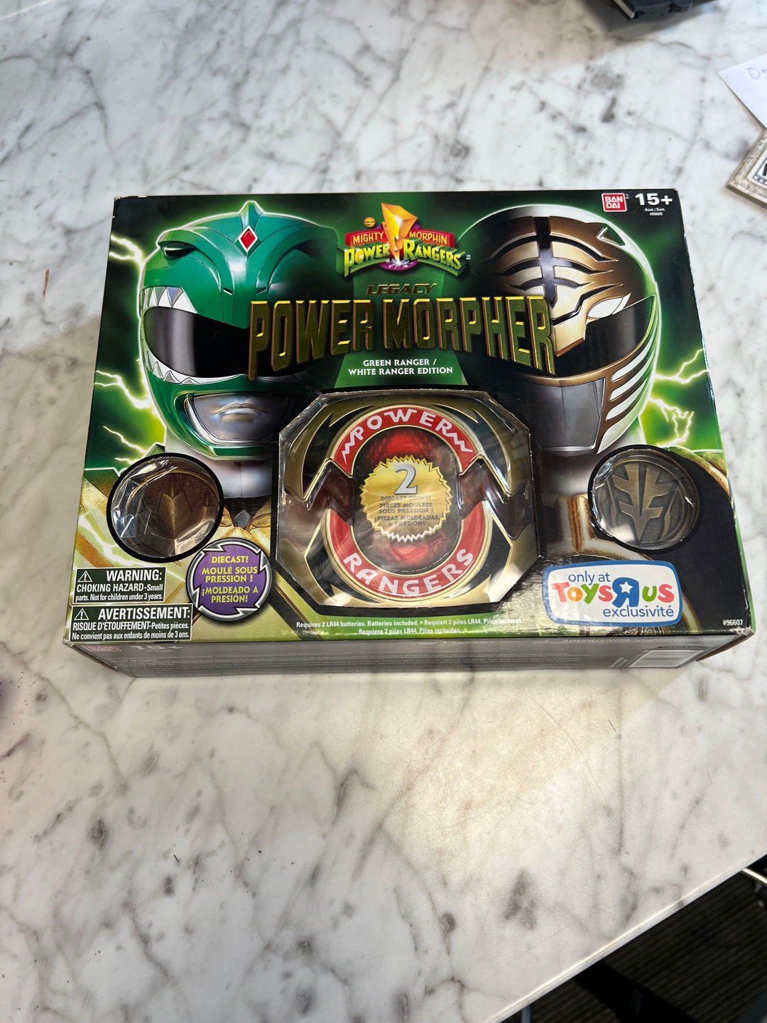 Power Morpher Mighty Morphin Power Rangers Legacy Green/White Ranger Edition UT52325