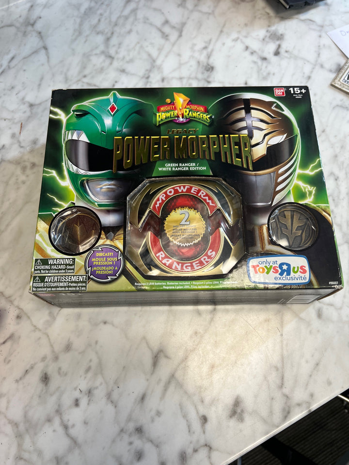 Power Morpher Mighty Morphin Power Rangers Legacy Green/White Ranger Edition UT52325