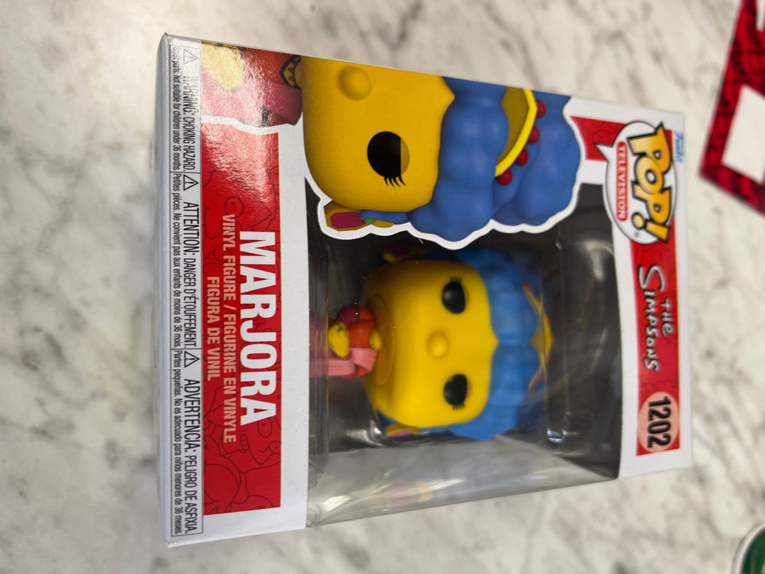 Funko Pop Television Marjora Marge The Simpsons 1202 Vinyl Figure Collectible