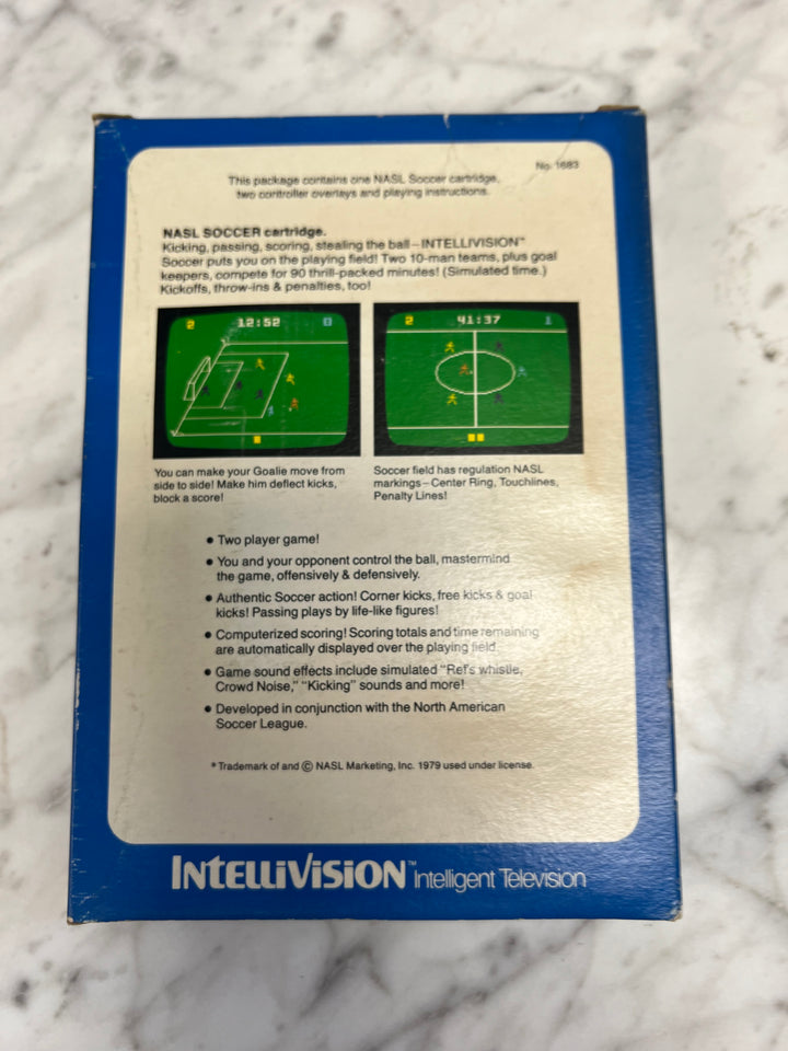 NASL Soccer for Intellivision in Box with manual IN8624