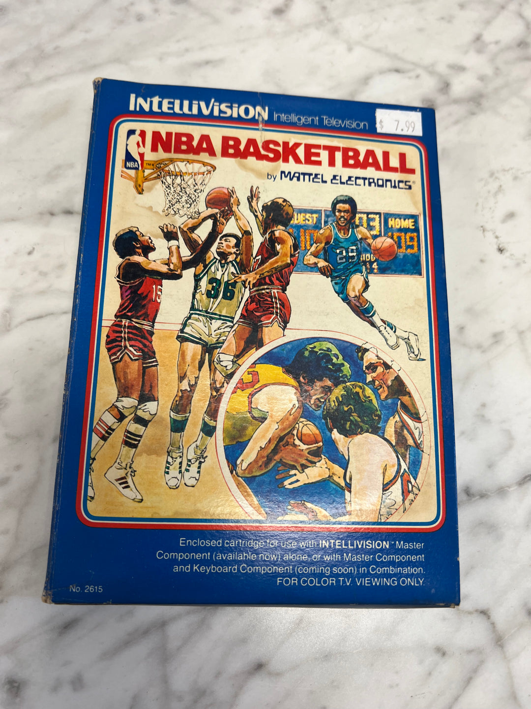 NBA Basketball for Intellivision in Box with manual IN8624