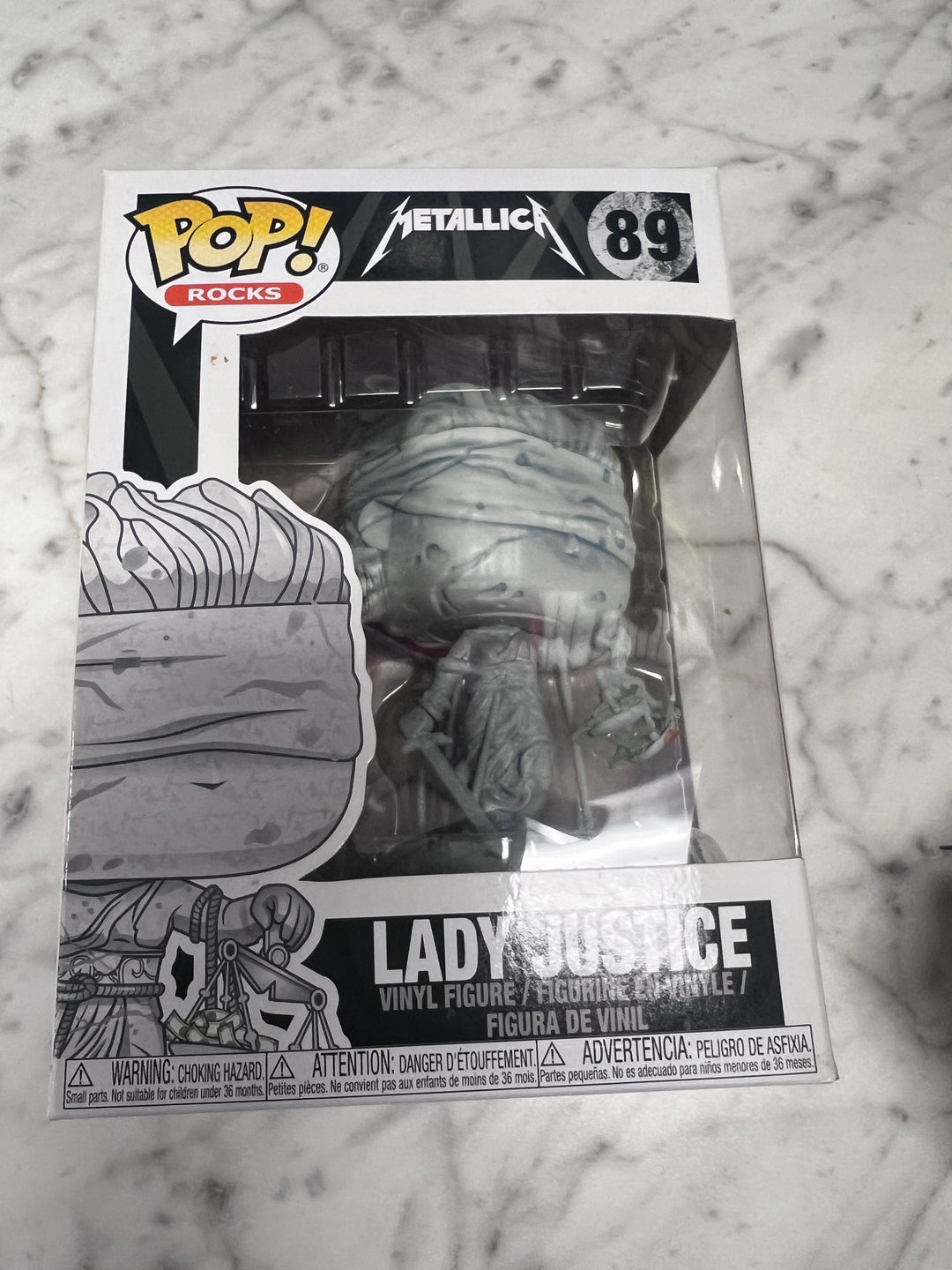 Funko Pop! Rocks Lady Justice #89 Metallica FP111525