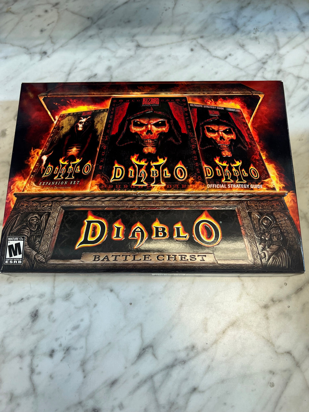Diablo II Battle Chest Blizzard Big Box Complete Used PU81325