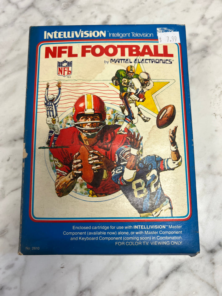 NFL Football for Intellivision in Box with manual IN8624