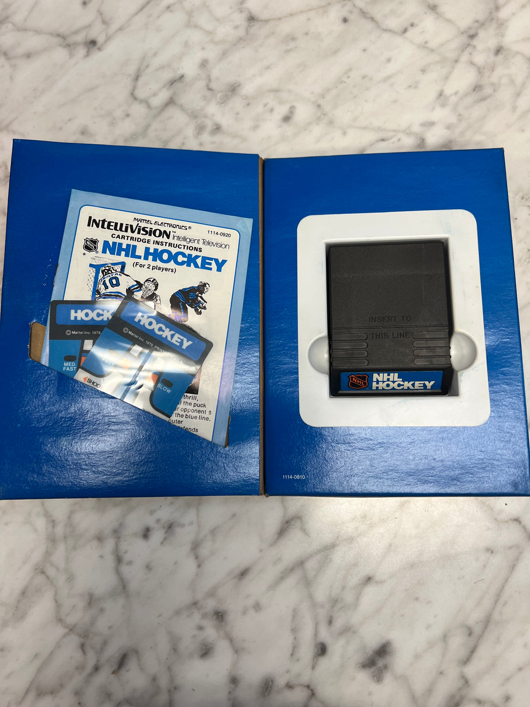 NHL Hockey for Intellivision in Box with manual IN8624