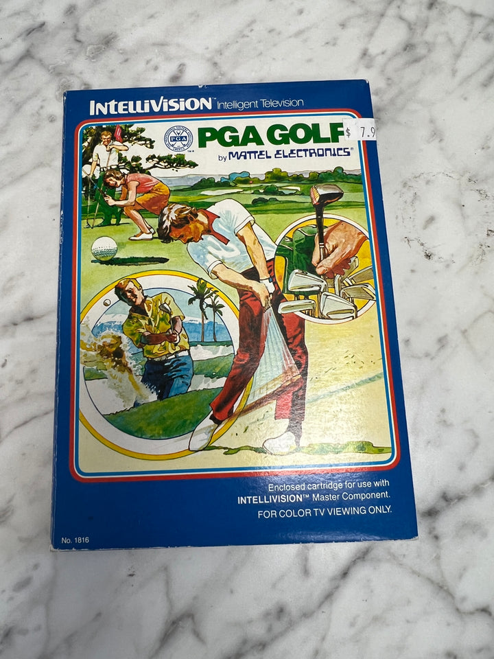 PGA Golf for Intellivision in Box with manual IN8624