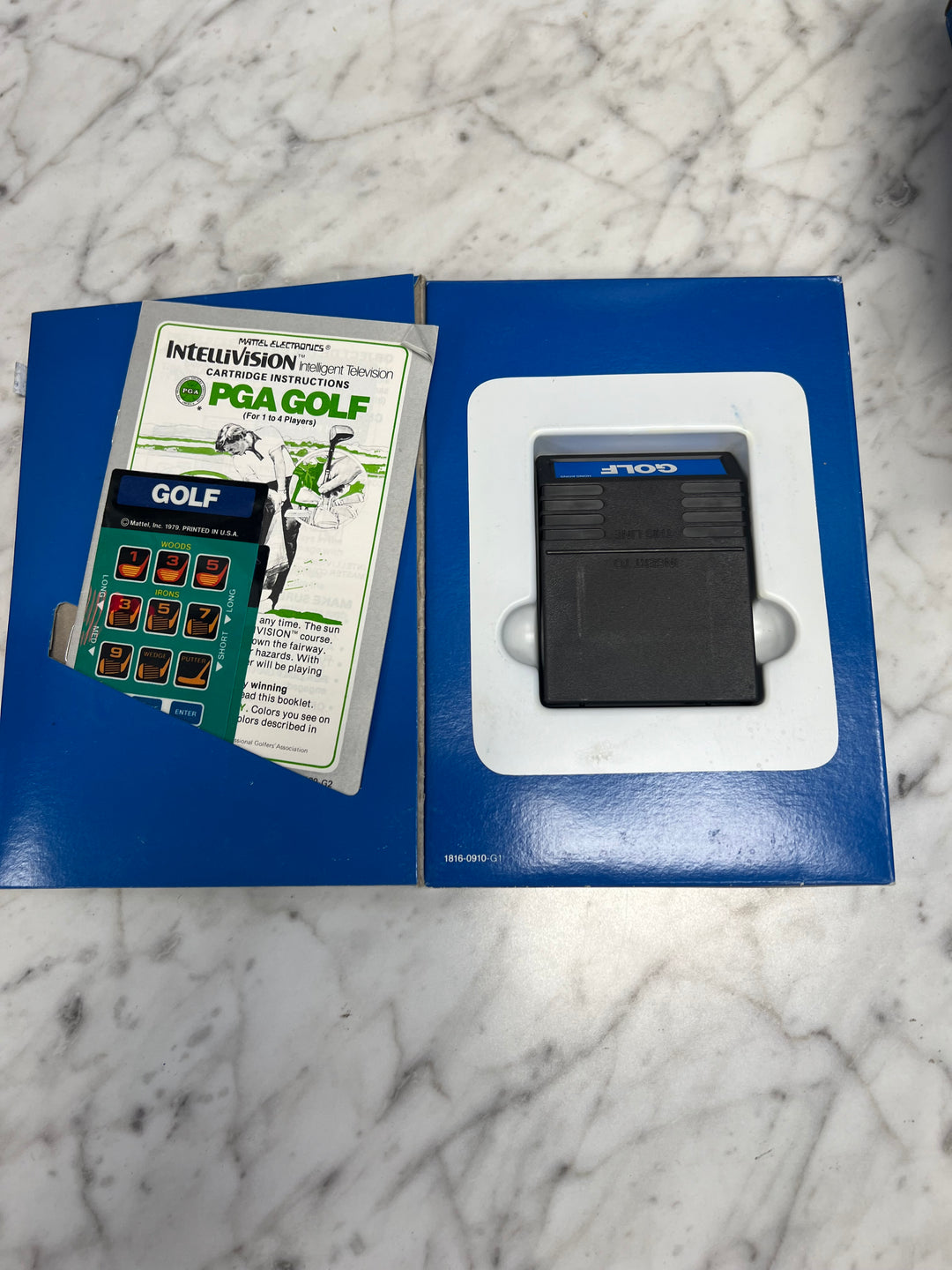 PGA Golf for Intellivision in Box with manual IN8624