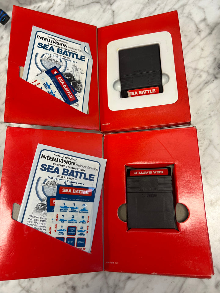 Sea Battle for Intellivision in Box with manual IN8624