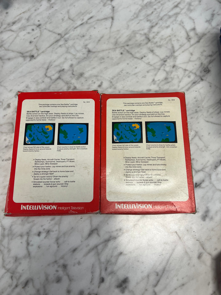 Sea Battle for Intellivision in Box with manual IN8624
