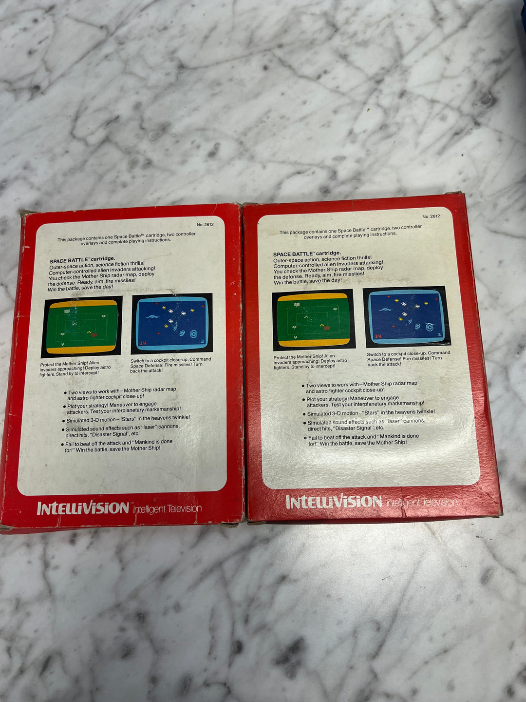 Space Battle for Intellivision in Box with manual IN8624