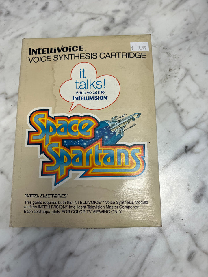 Space Spartans Voice Synthesis Cartridge for Intellivision in Box with manual IN8624