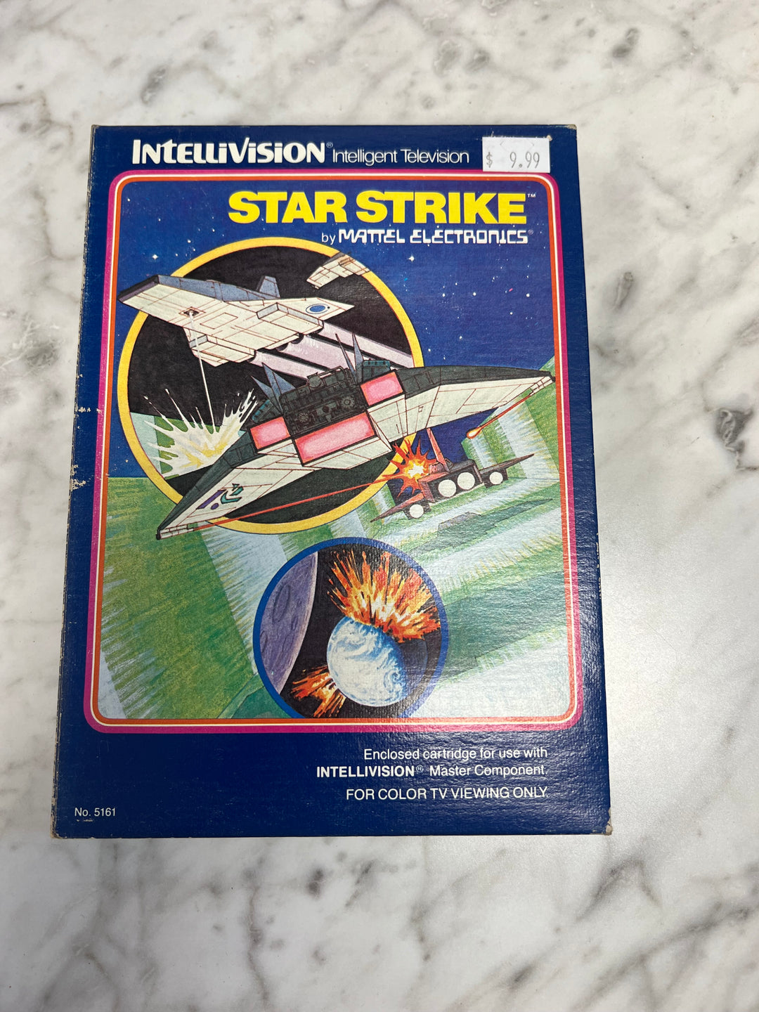 Star Strike for Intellivision in Box with manual IN8624