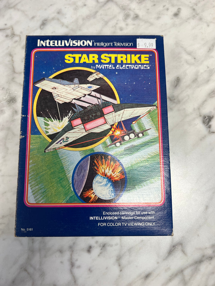 Star Strike for Intellivision in Box with manual IN8624