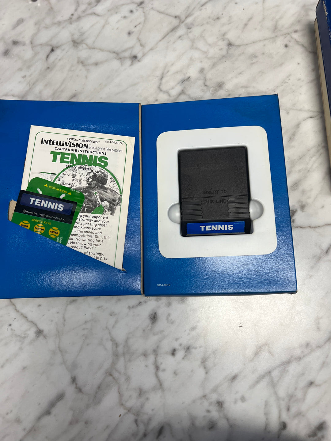 Tennis for Intellivision in Box with manual IN8624
