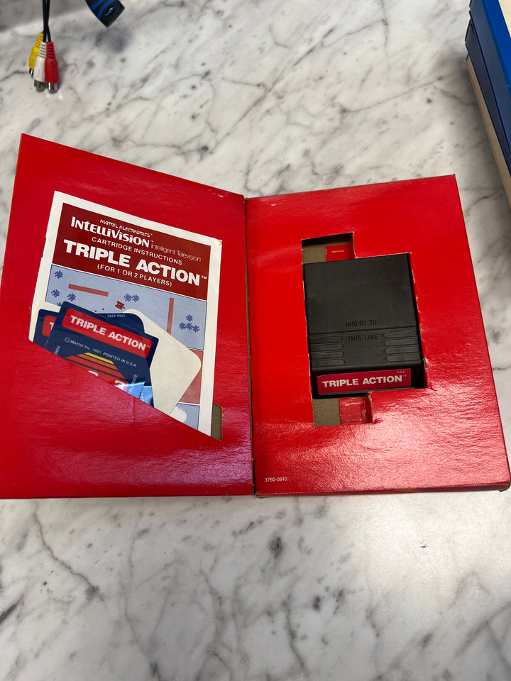 Triple Action for Intellivision in Box with manual IN8624