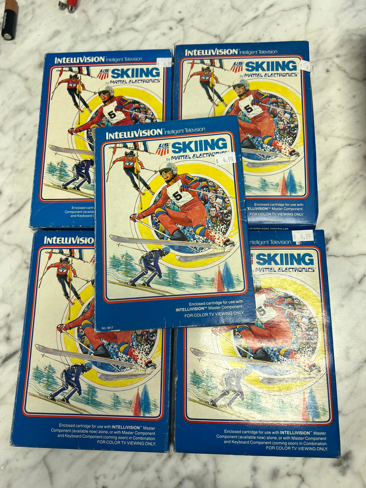 US Ski Team Skiing for Intellivision in Box with manual IN8624