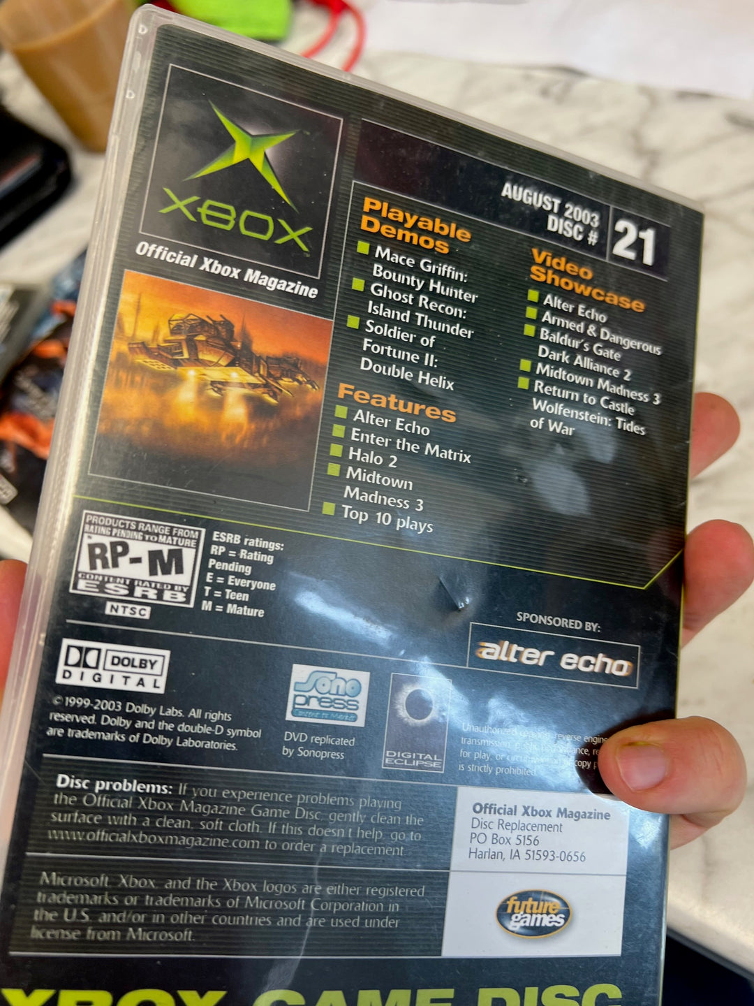 Official Xbox Magazine Demo Disc #21 August 2003 DE52325