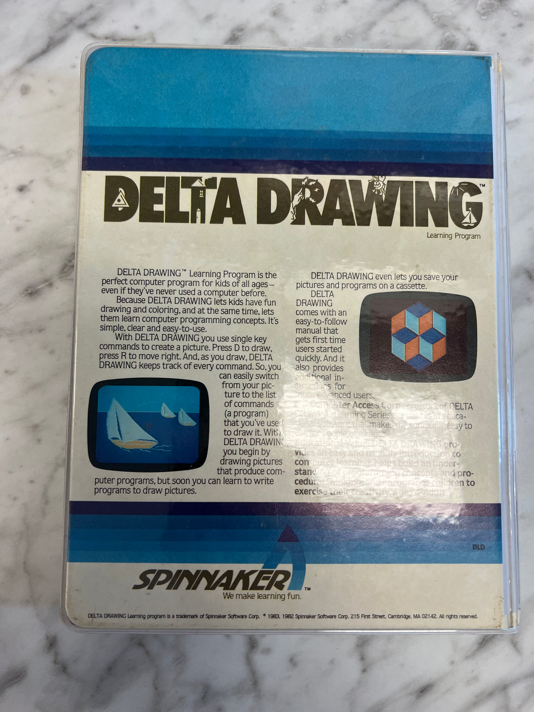 Delta C64 Box Delta Drawing for Commodore 64 In box with manual CO8624 – Core Gaming
