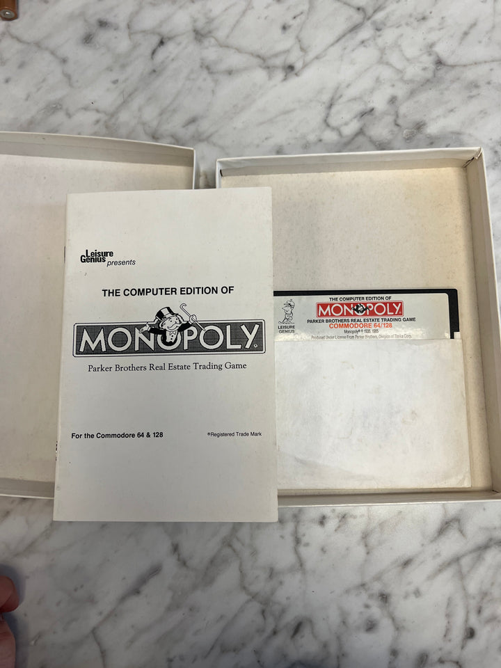 Monopoly for Commodore 64  In box with manual CO8624