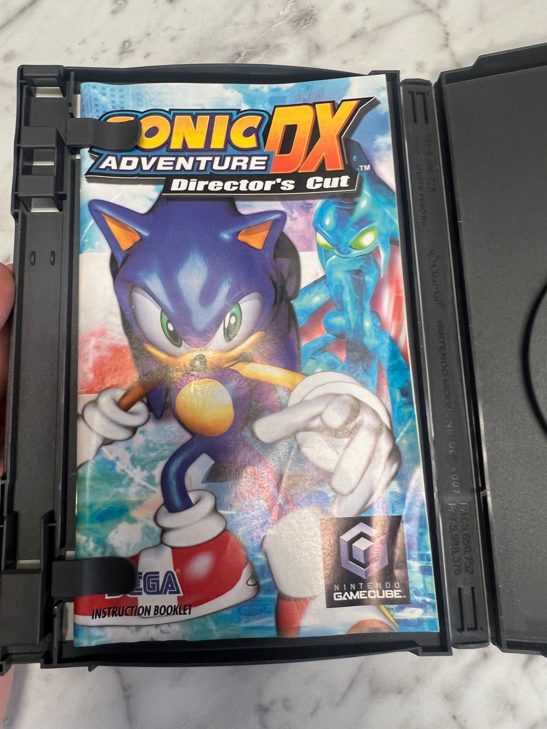 Sonic Adventure DX Director's Cut Nintendo Gamecube Case and Manual ONLY CO52325